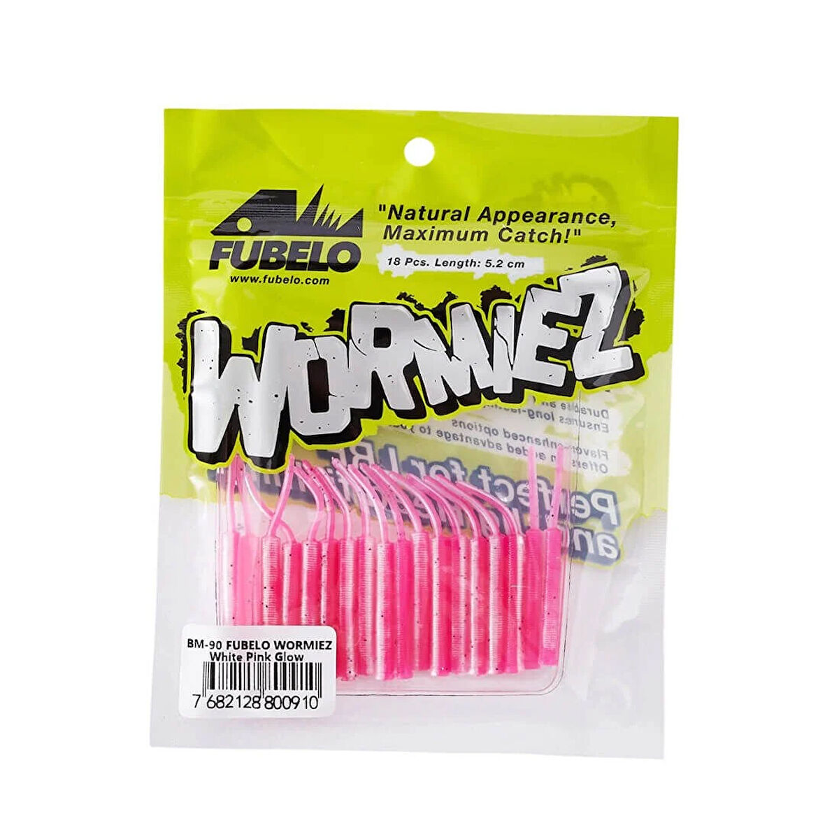 Fubelo Wormiez 5.2 Cm LRF Silikon Yem WHITE PINK GLOW