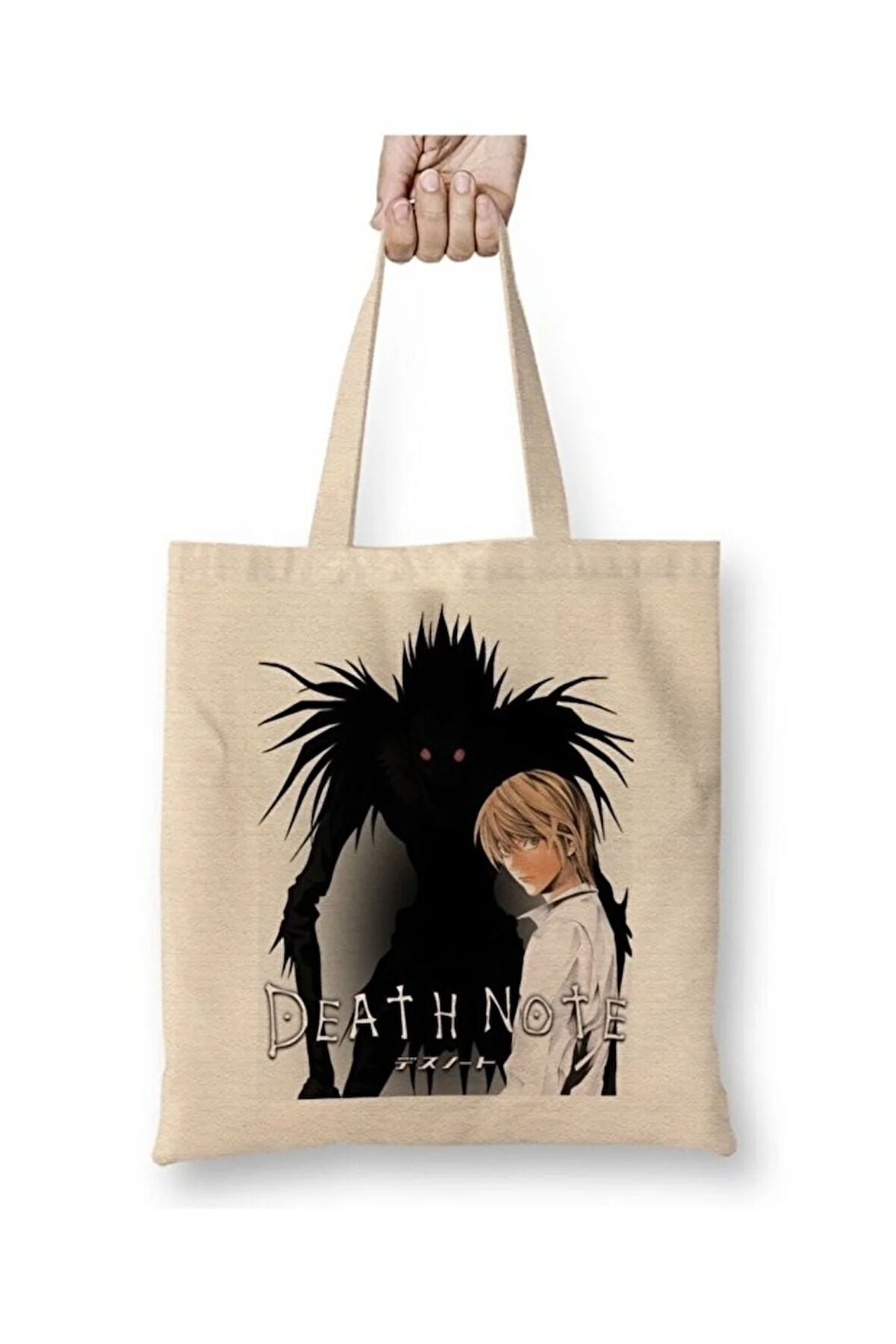 Death Note Kira Bez Çanta Uzun Saplı Alışveriş Çantası Plaj Çantası