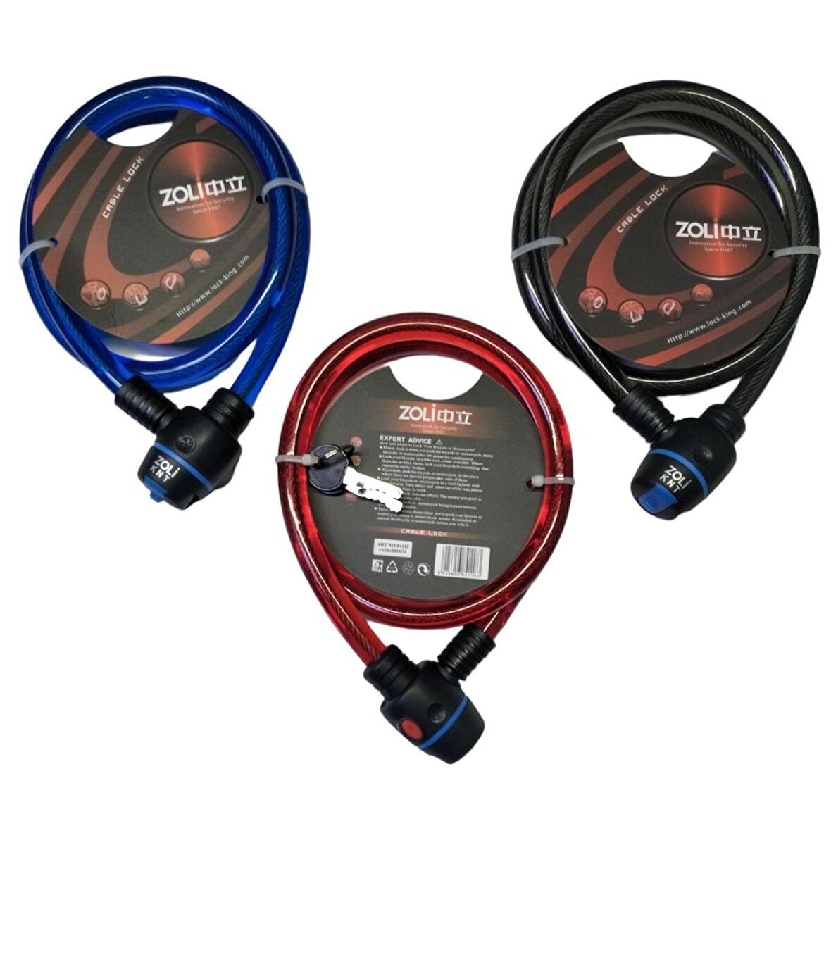 Halat Kilit 15x100 Anahtarlı Zoli