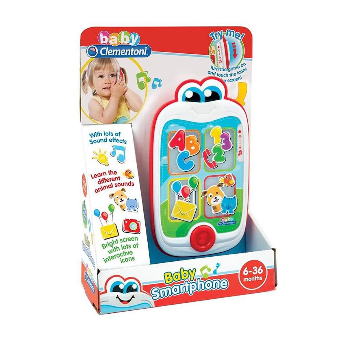 Clementoni Baby, İnteraktif Bebek Telefonu