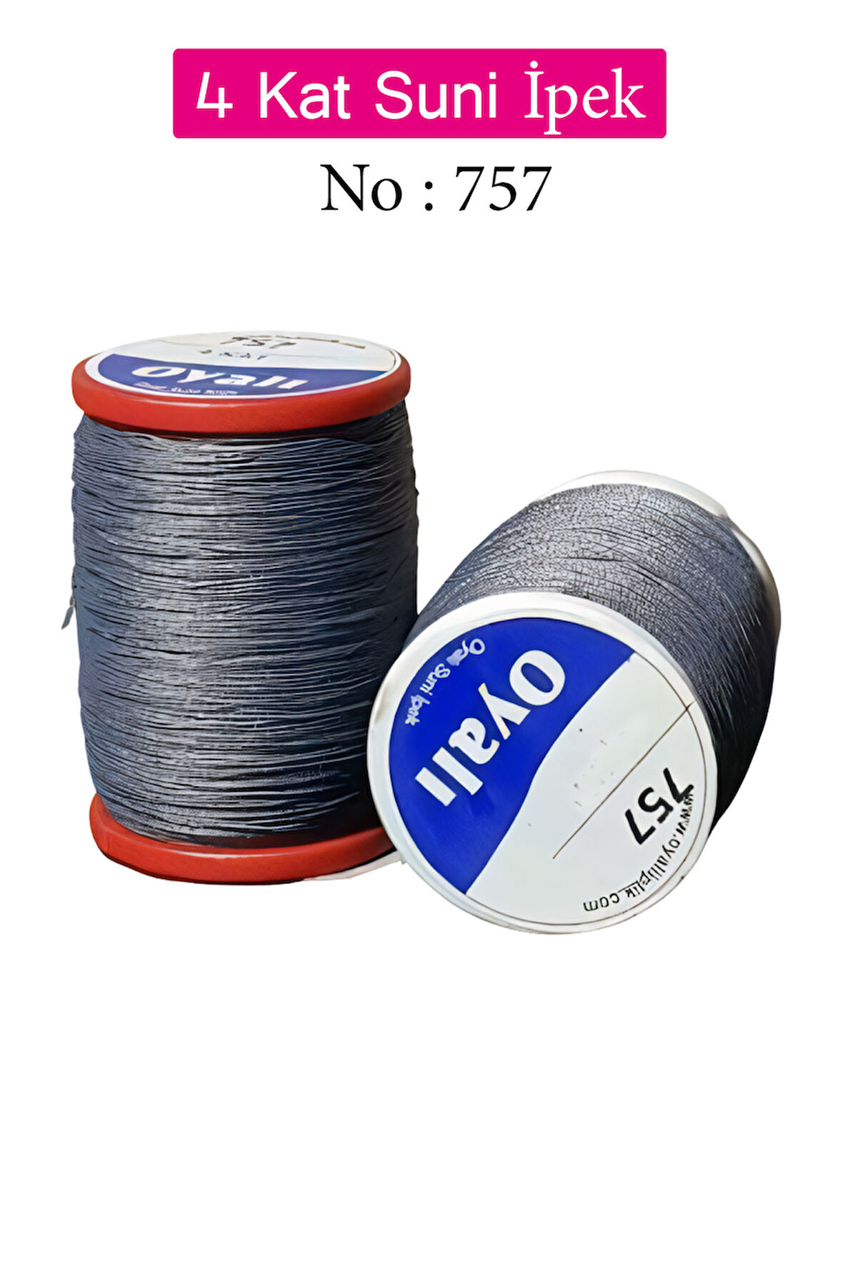 Oyalı 4 Kat Suni İpek İplik İğne Oyası Boncuk İpi Tığ Oyası No:757