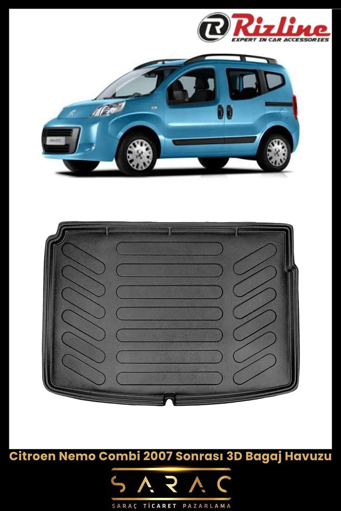 Rizline Citroen Nemo 2016 Model 3D Bagaj Havuzu