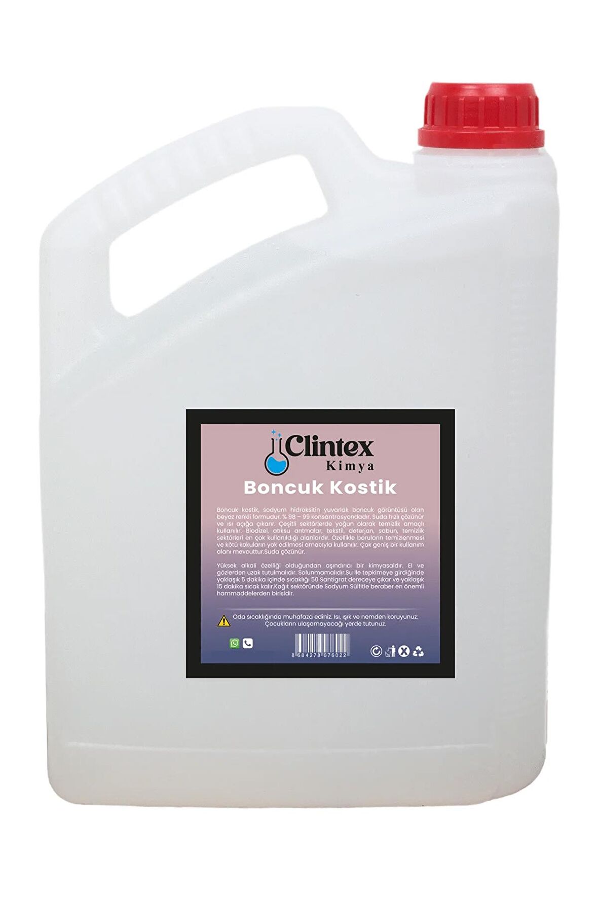 Clintex Kimya Boncuk Kostik 3 Kg %98-%99 Avrupa