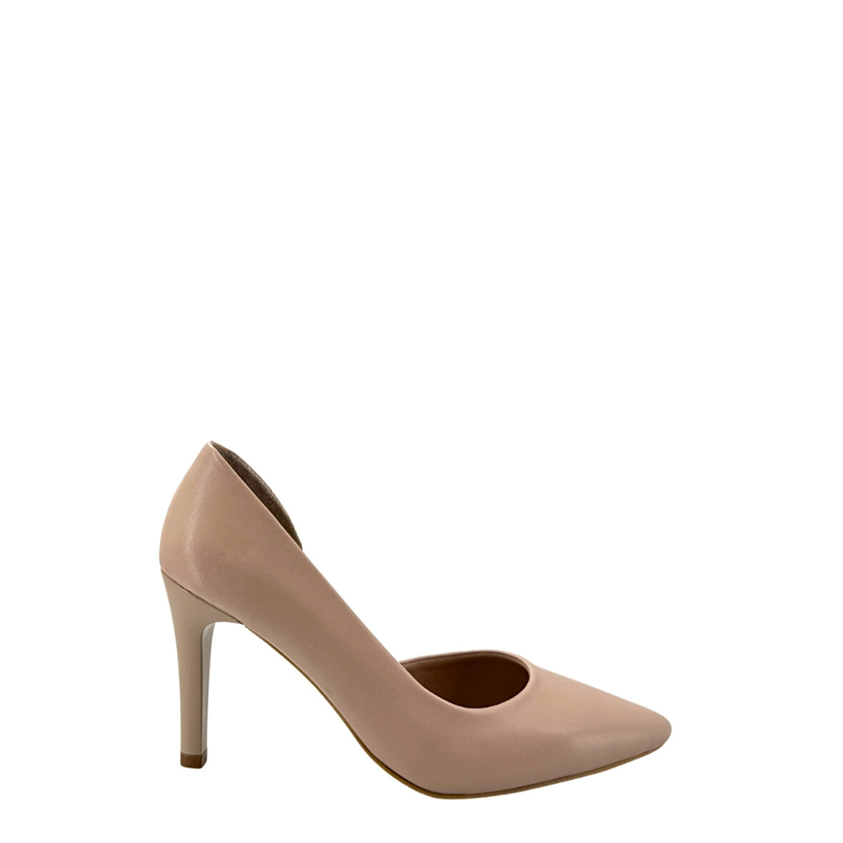  Hobby 26448 Hakiki Deri Stiletto Kadın Ayakkabı