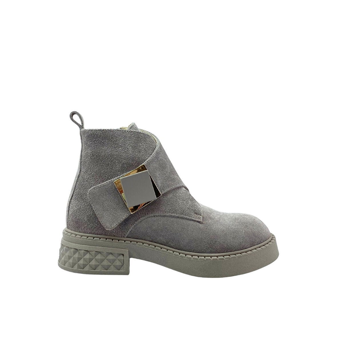 Albini 26623304S Hakiki Süet Deri Kadın Bot