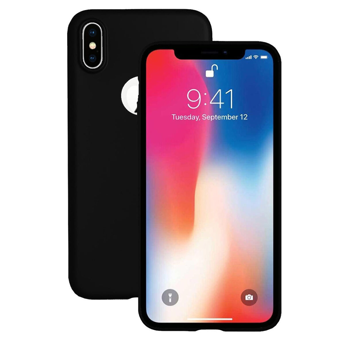 iPhone XS Max Kılıf FitCase PremiumS Silikon Arka Kapak 