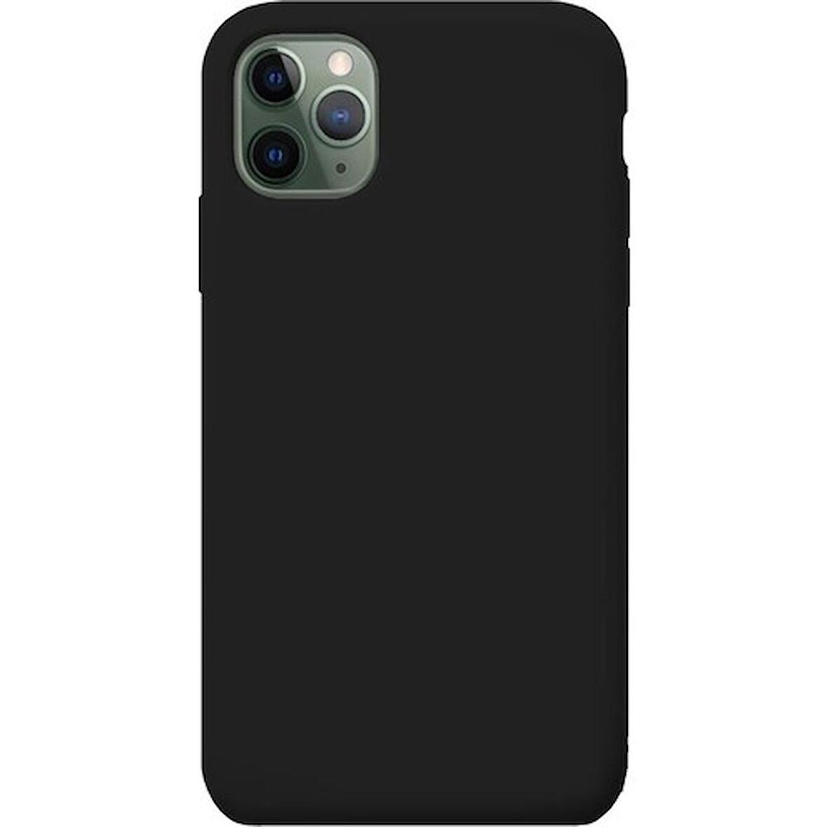 Fitcase iPhone 11 Kılıf Nano Lansman Silikon Arka Kapak Siyah