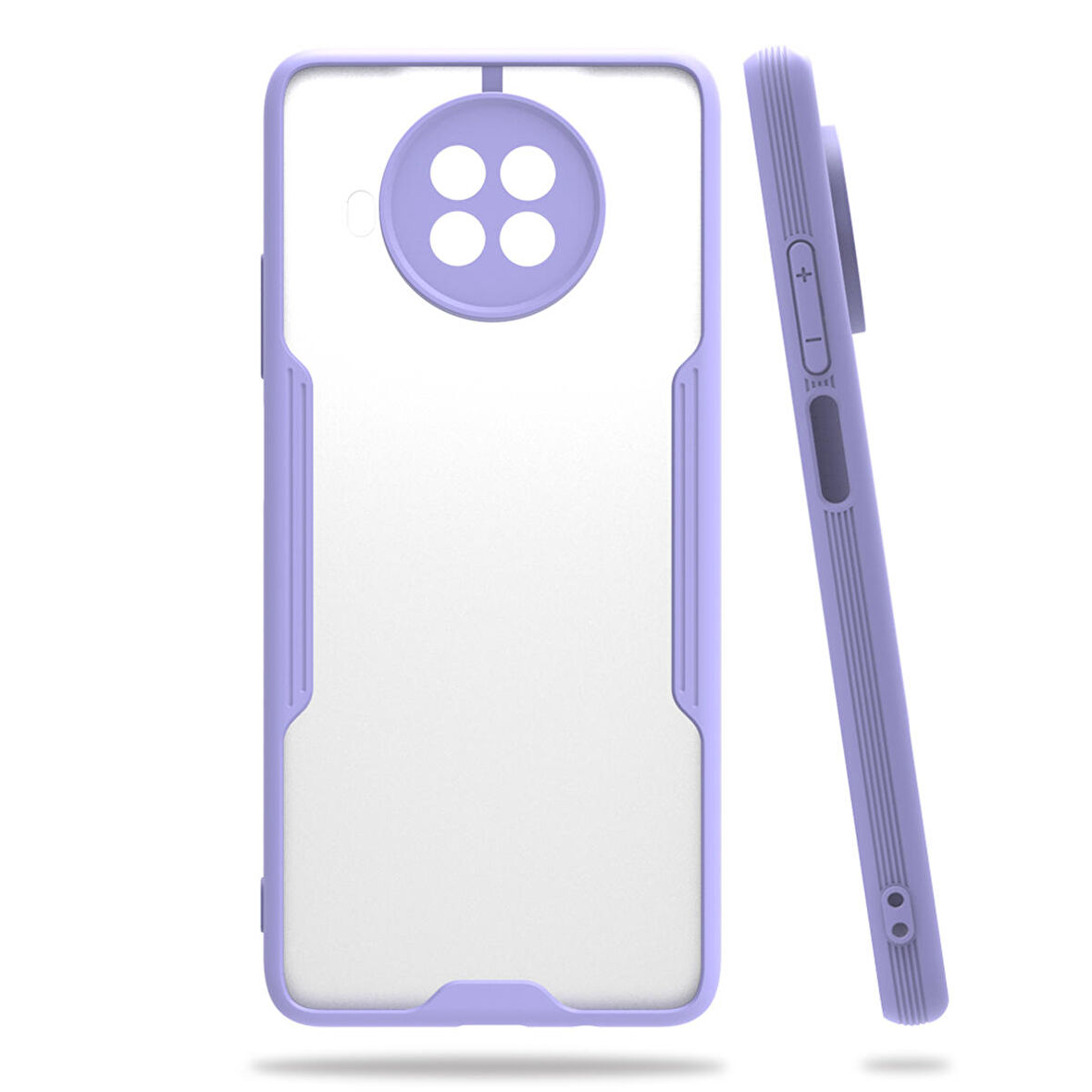 Xiaomi Mi 10T Lite Kılıf Platin Matte Silikon Arka Kapak