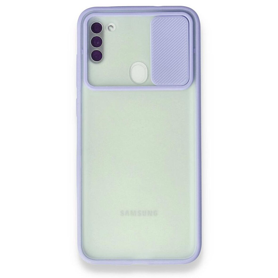 Samsung Galaxy A11 Kılıf Palm Kamera Koruma Kapaklı Silikon