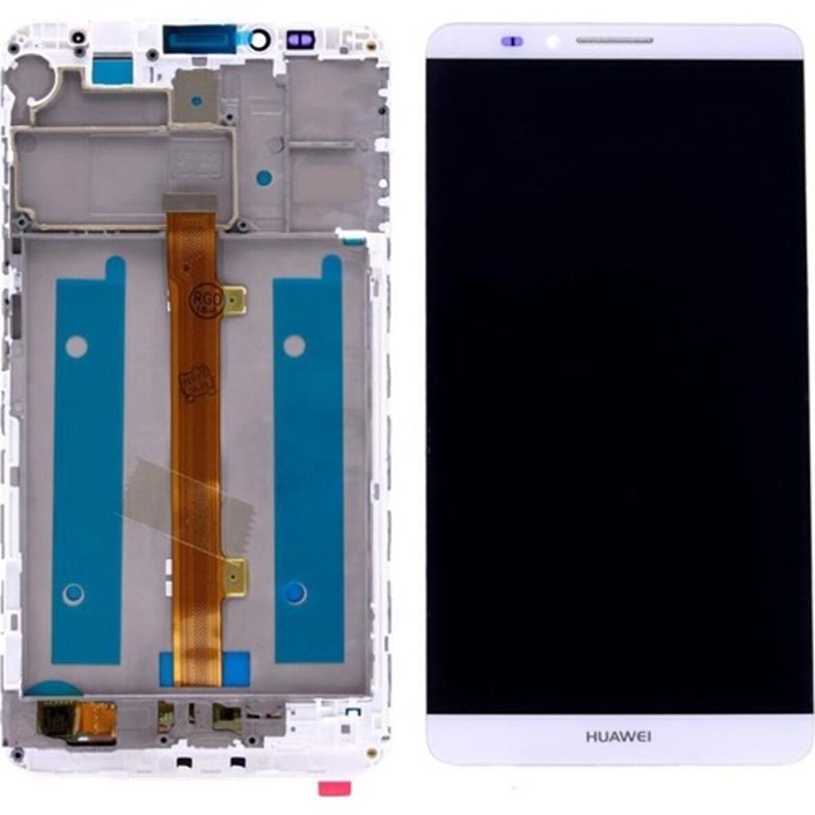 Huawei Mate 7 Lcd Ekran Dokunmatik Çıtalı (Beyaz)