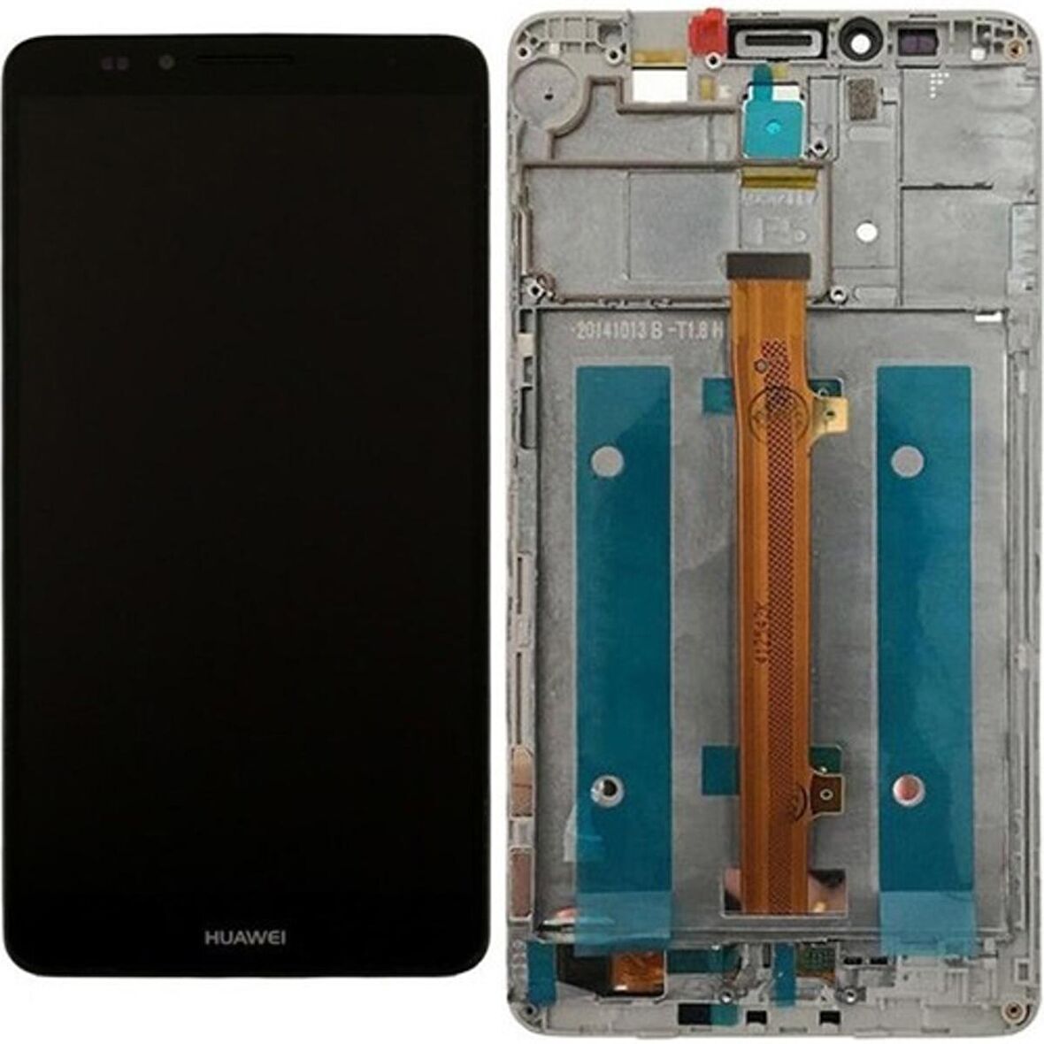 Huawei Mate 7 Lcd Ekran Dokunmatik Çıtalı (Siyah)