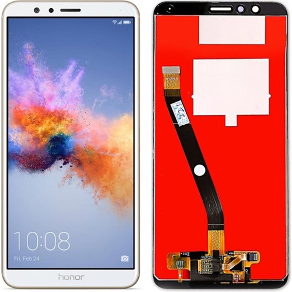 Huawei Honor 7X Lcd Ekran Dokunmatik (Beyaz)