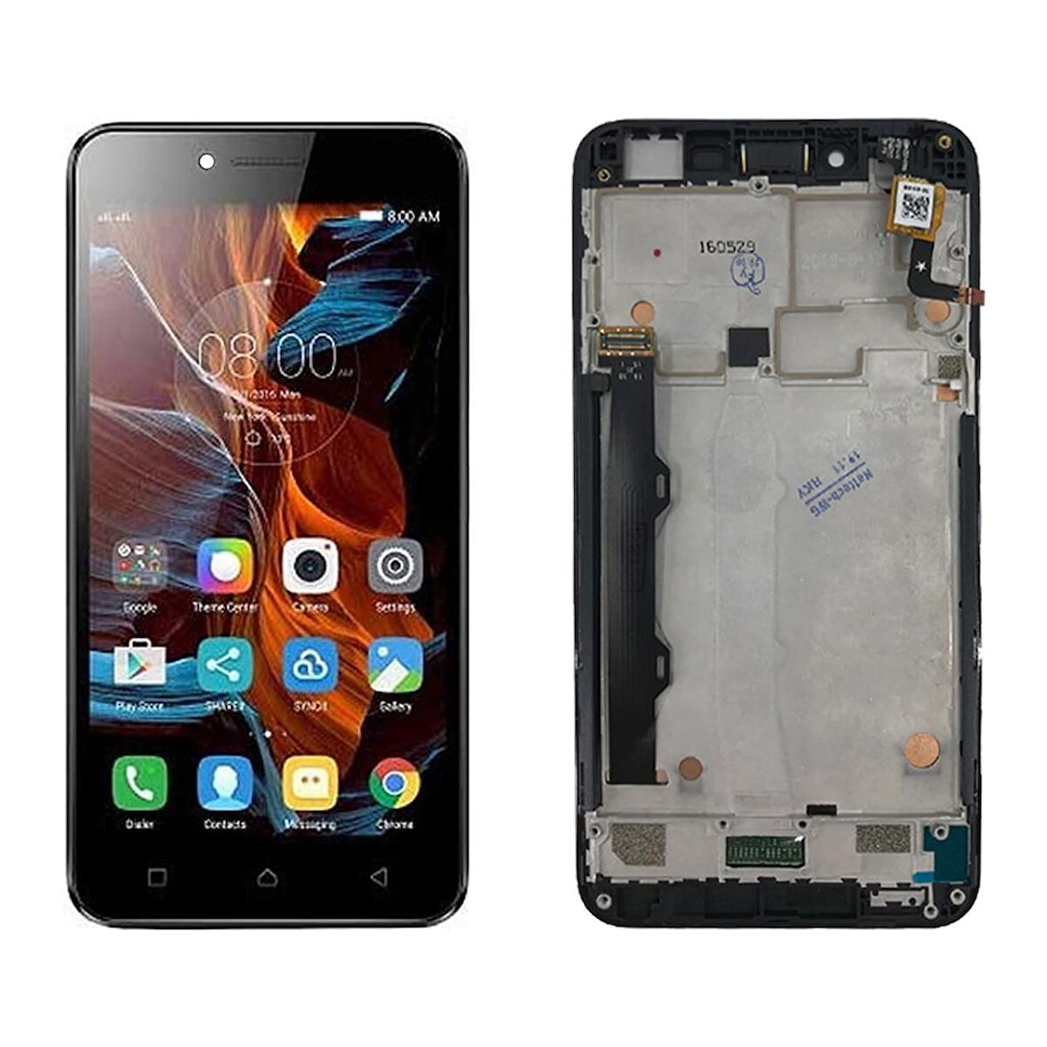 Lenovo K5 Plus Uyumlu Lcd+Dokunmatik+Çıtalı (469249457)