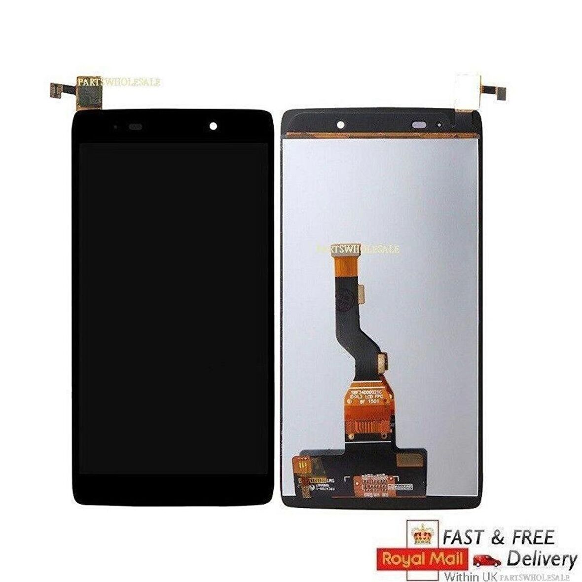 Alcatel Idol 3 4.7 Inch Lcd Ekran Dokunmatik-Siyah (506336169)