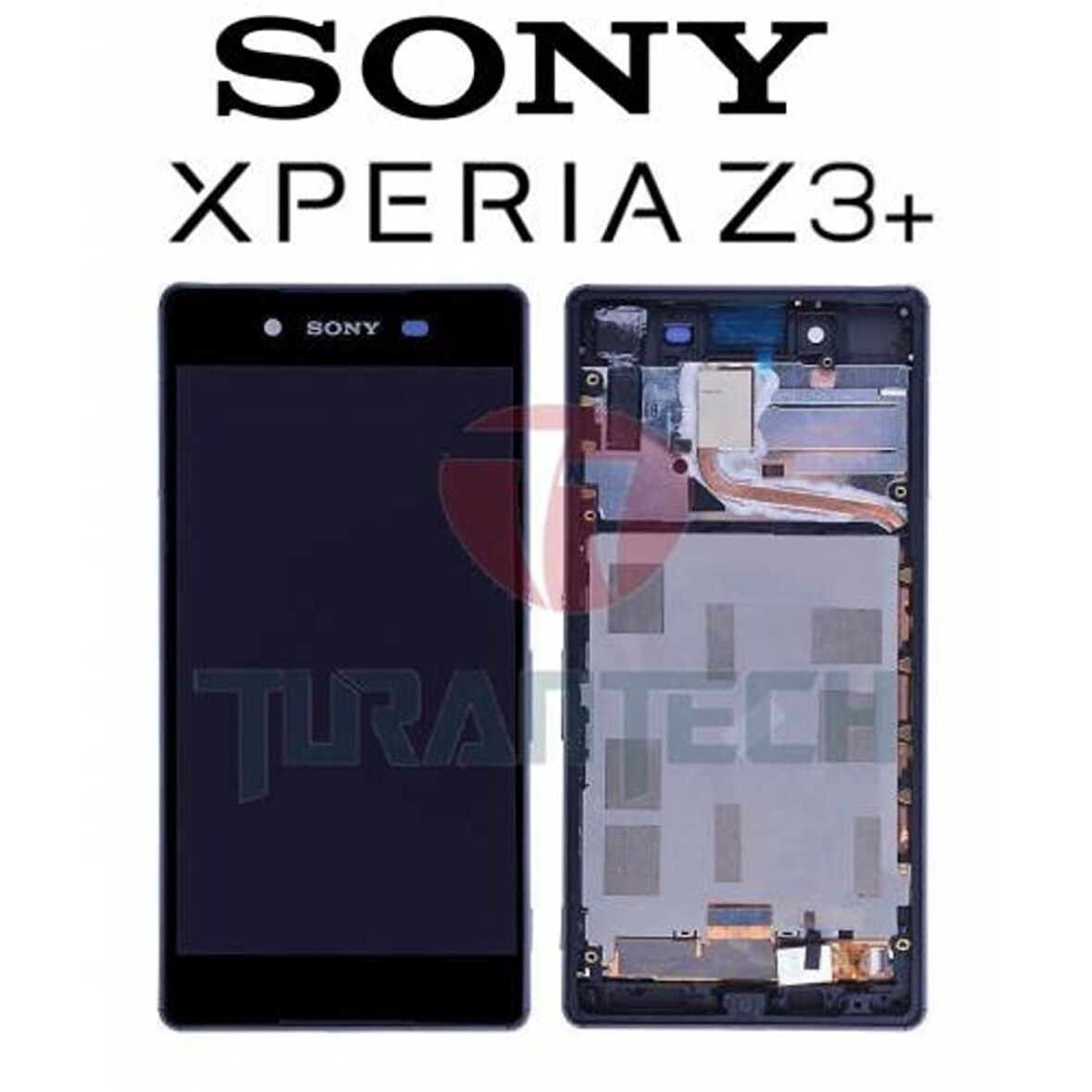 Sony Xpreia Z3 Plus Z3+ E6553 Lcd Ekran Dokunmatik Çıtalı