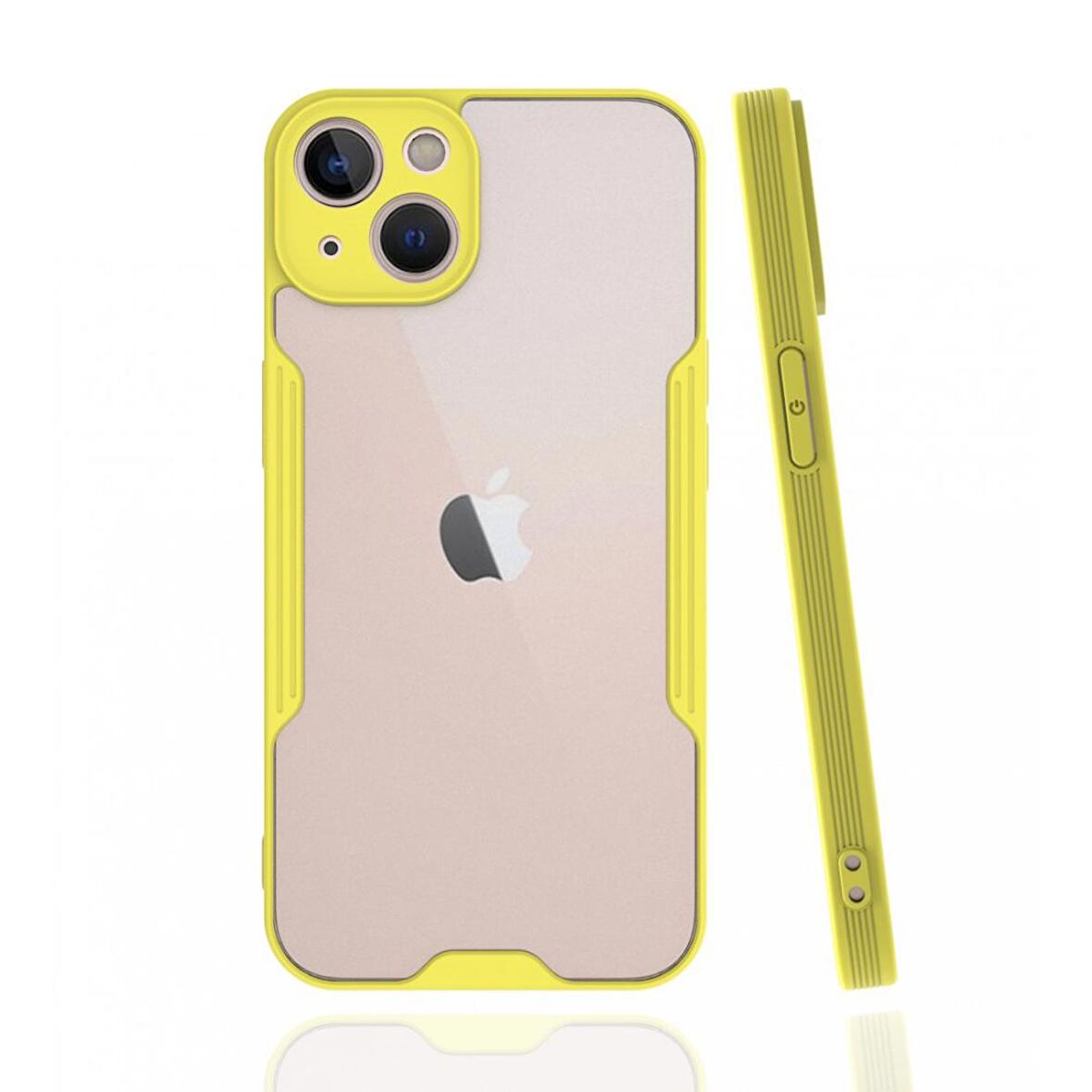 iPhone 13 Kılıf Platin Matte Silikon Arka Kapak