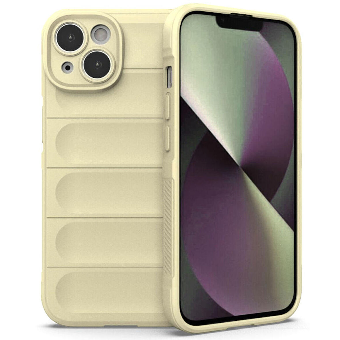 iPhone 14 Kılıf Optimum Lens Çerçeveli Silikon Kapak