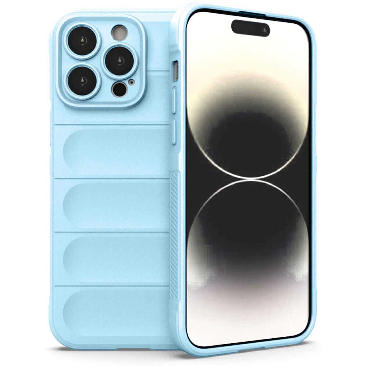 iPhone 14 Pro Kılıf Optimum Lens Çerçeveli Silikon Kapak