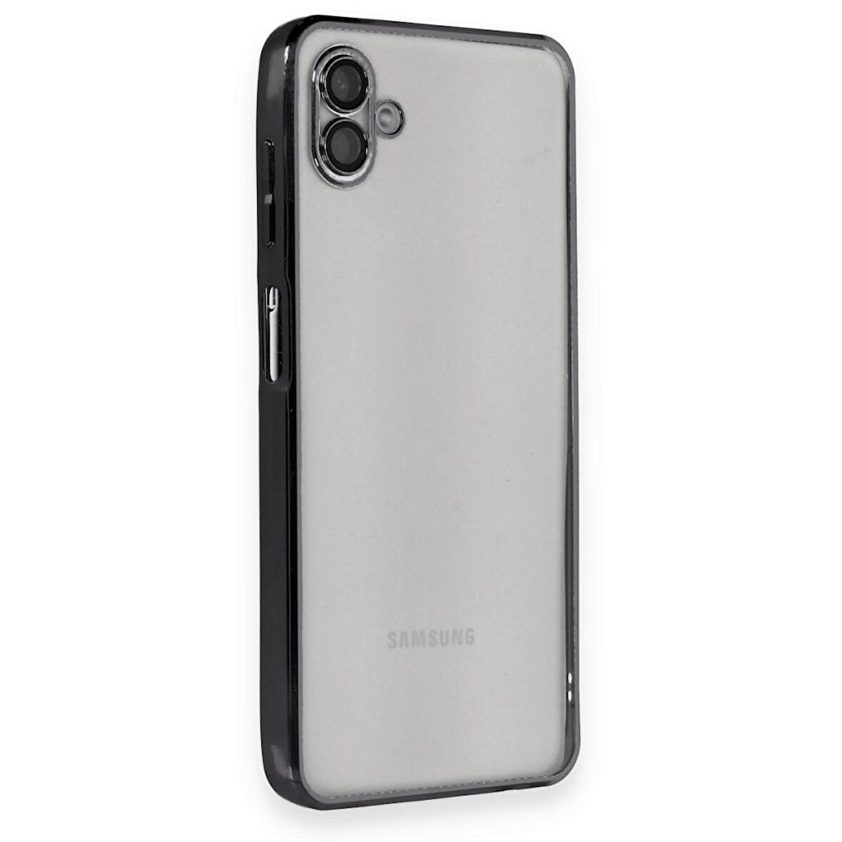 Samsung Galaxy A04 Kılıf Razer Lens Çerçeveli Silikon Kapak