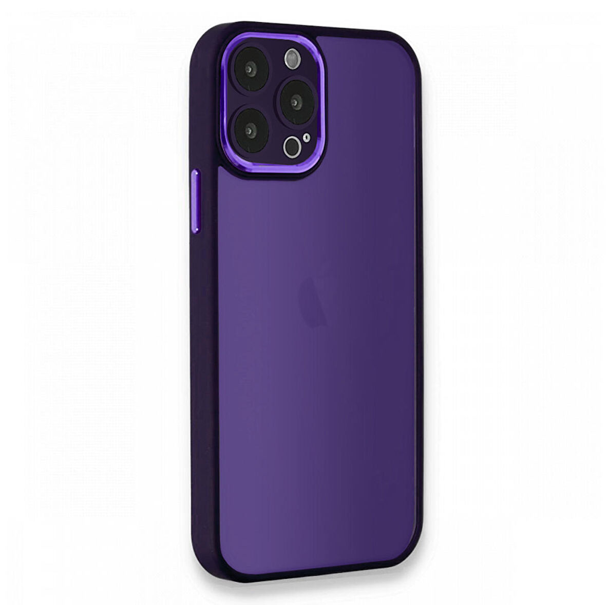 iPhone 14 Pro Max Kılıf Freya Lazer Lens Kamera Çerçeveli Silikon Kapak