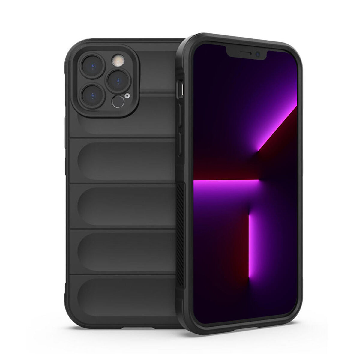 iPhone 13 Pro Kılıf Optimum Lens Çerçeveli Silikon Kapak
