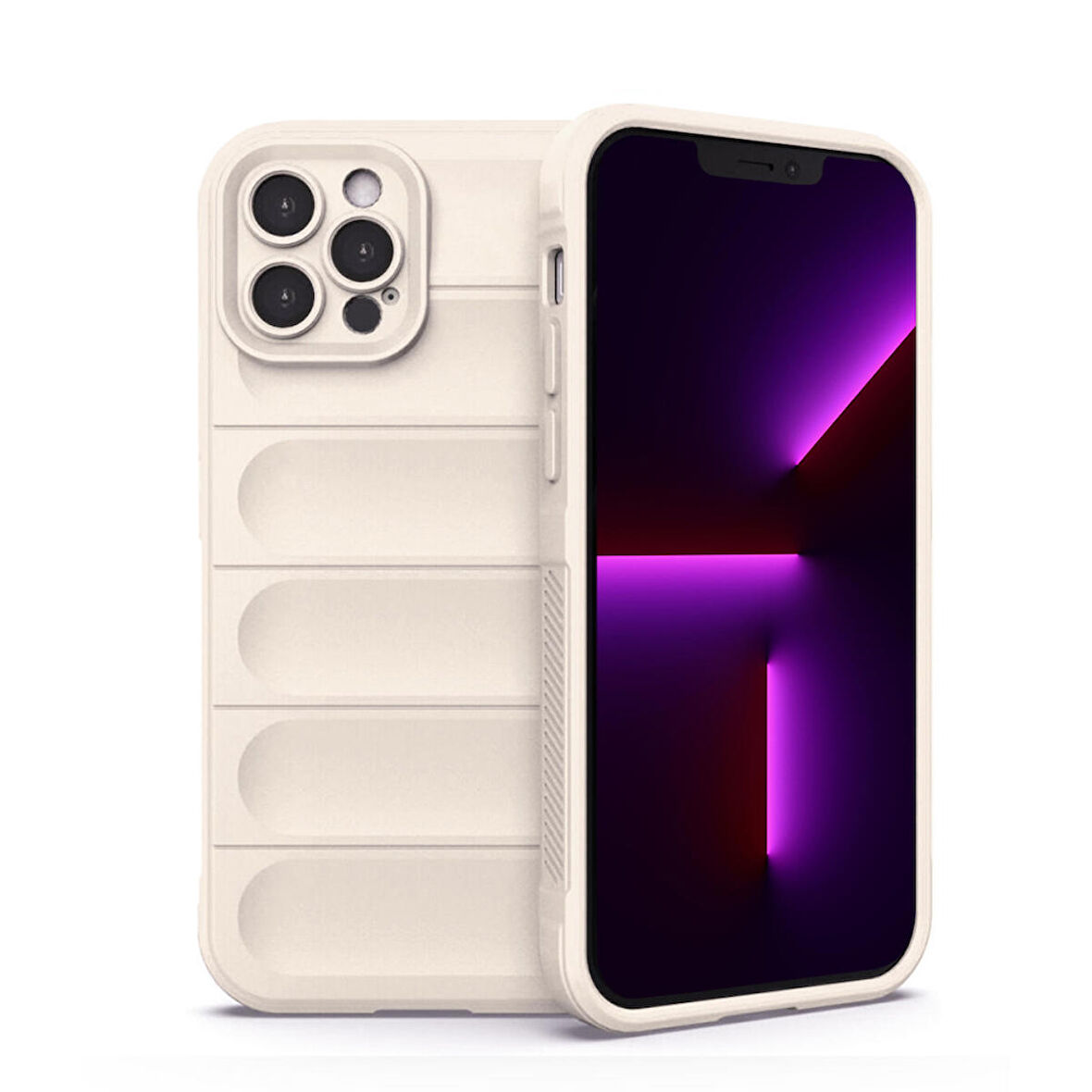 iPhone 13 Pro Kılıf Optimum Lens Çerçeveli Silikon Kapak