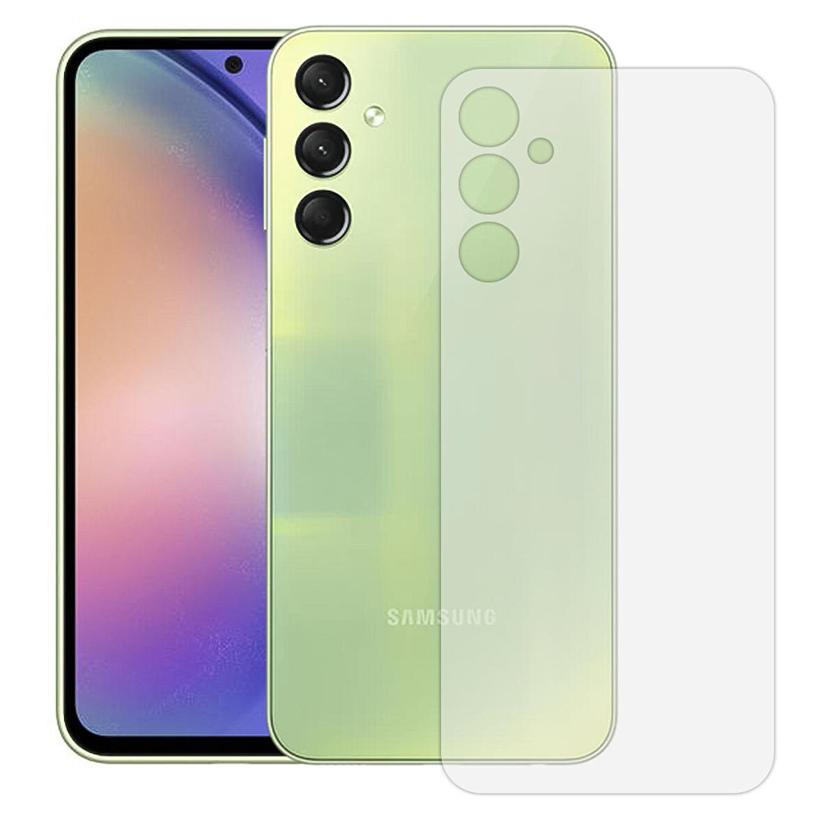 Bufalo Samsung Galaxy A24 ARKA GÖVDE FlexiGlass Nano Koruyucu