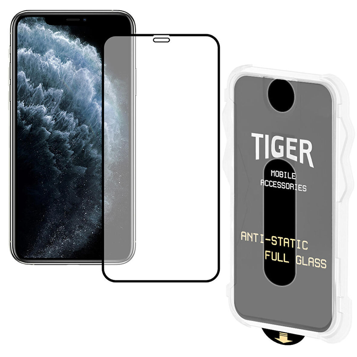 iPhone 11 Pro Max Kolay Uygulama Aparatlı 5D Magic Box Cam Ekran Koruyucu 