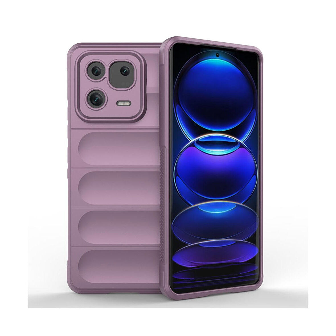 Xiaomi 13 Kılıf Optimum Lens Çerçeveli Silikon Kapak