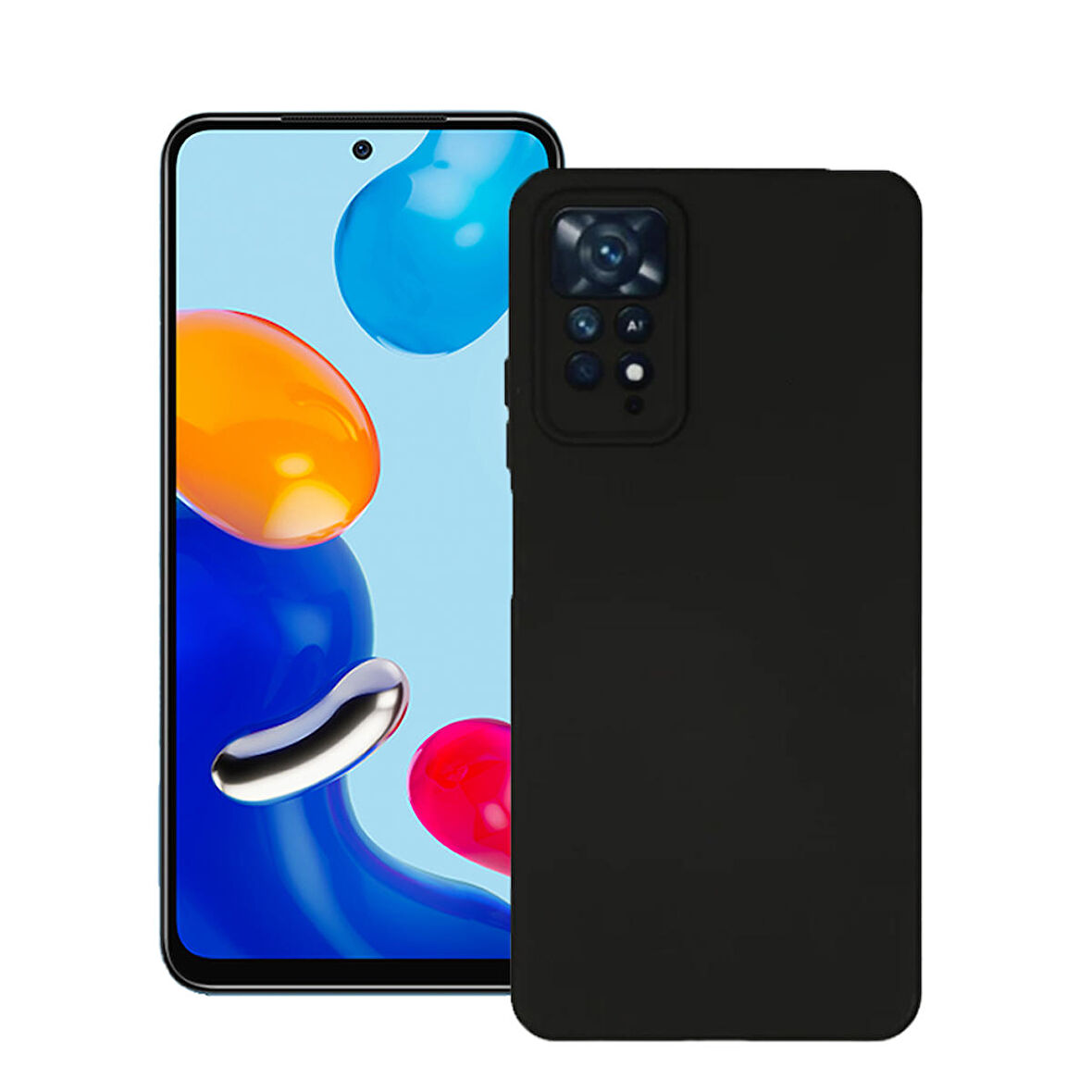 Xiaomi Redmi Note 11 Pro Kılıf Kamera Korumalı Lansman Silikon Kapak