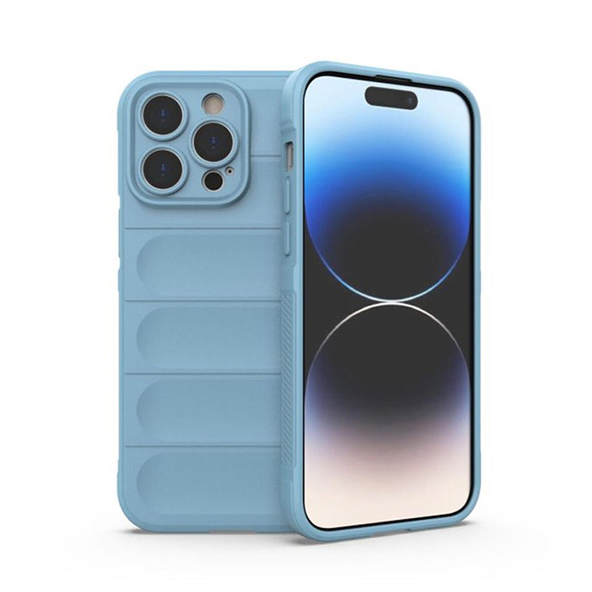 iPhone 15 Pro Max Kılıf Optimum Lens Çerçeveli Silikon Kapak