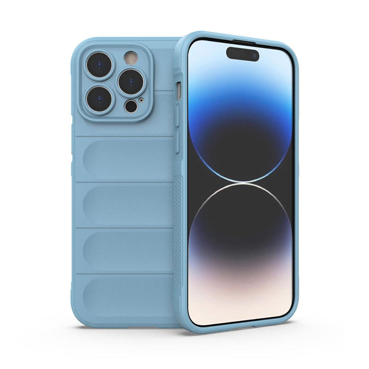 iPhone 15 Pro Kılıf Optimum Lens Çerçeveli Silikon Kapak