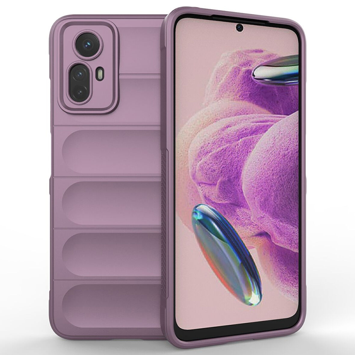 Xiaomi Redmi Note 12S Kılıf Optimum Lens Çerçeveli Silikon Kapak