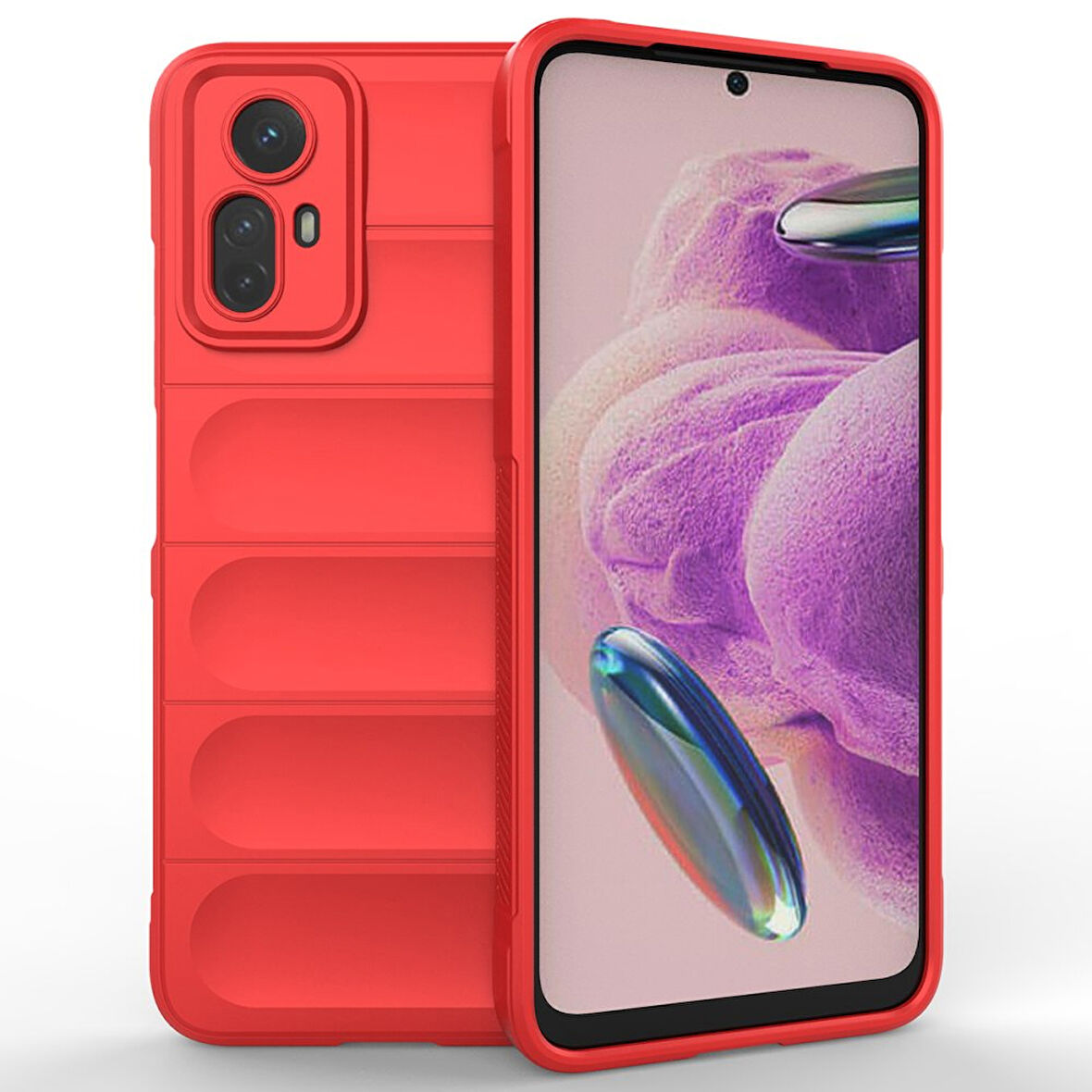 Xiaomi Redmi Note 12S Kılıf Optimum Lens Çerçeveli Silikon Kapak