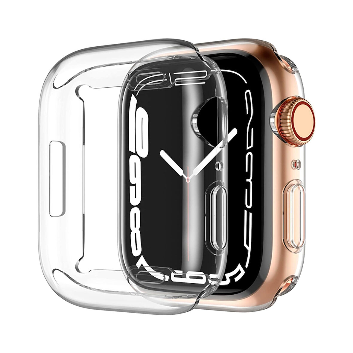 Bufalo Apple Watch 44mm Silikon 360 Kasa ve Ekran Koruyucu