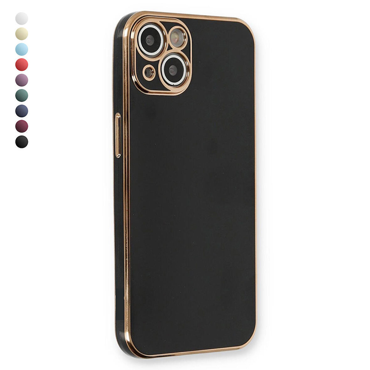 iPhone 15 Kılıf Luxury Seri Kamera Korumalı Silikon Kapak