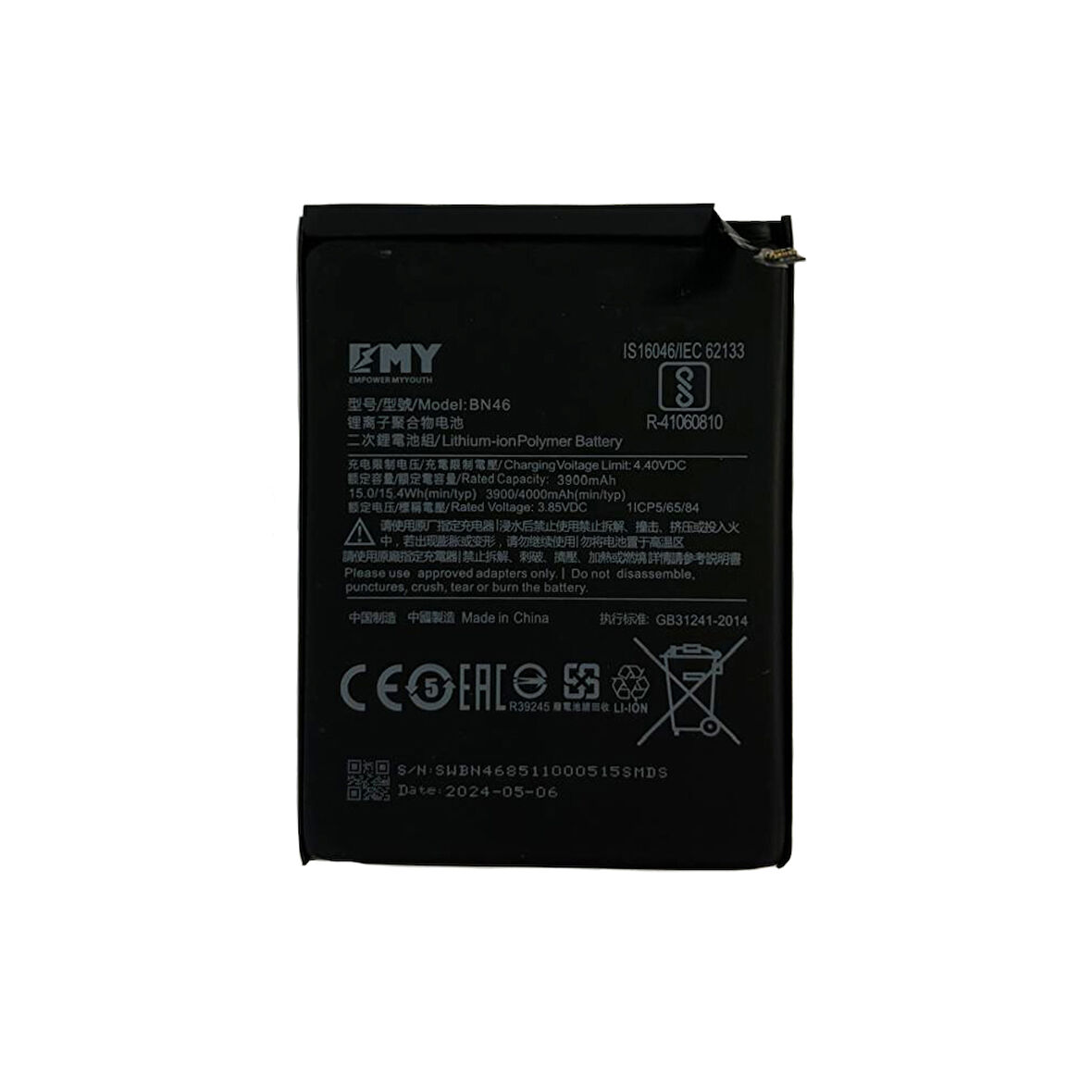 EMY Xiaomi Redmi Note 8 Batarya 3900mAh BN46