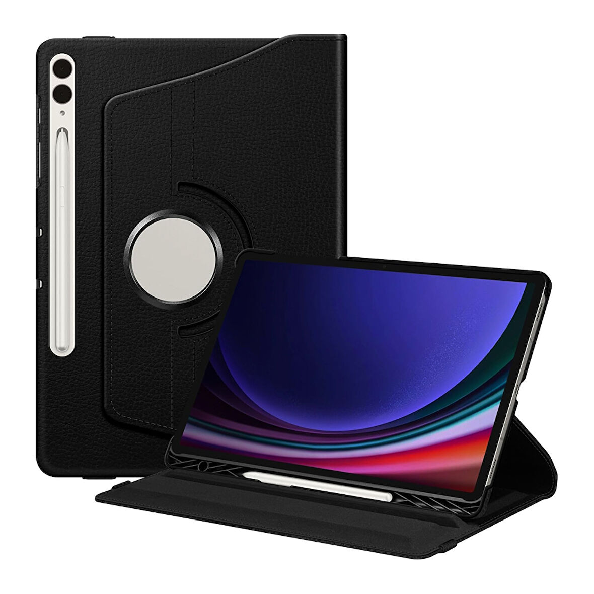 Samsung Galaxy Tab S9 FE+ Kılıf 360 Döner Elite Seri Tablet Kılıf