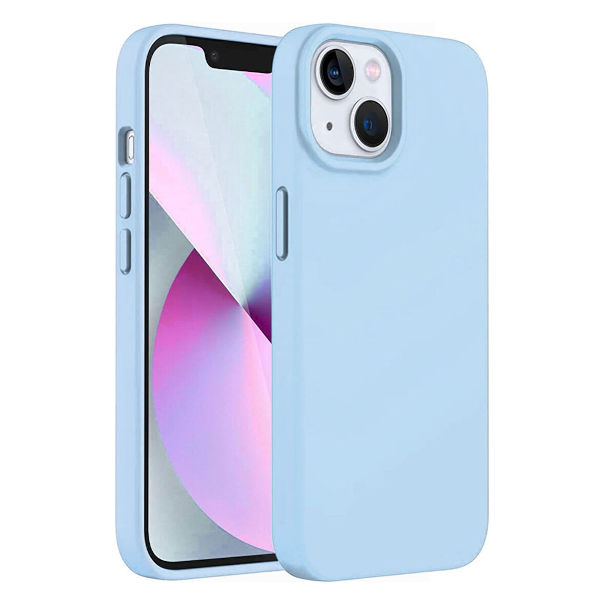 iPhone 14 Kılıf Nano Lansman Silikon Arka Kapak