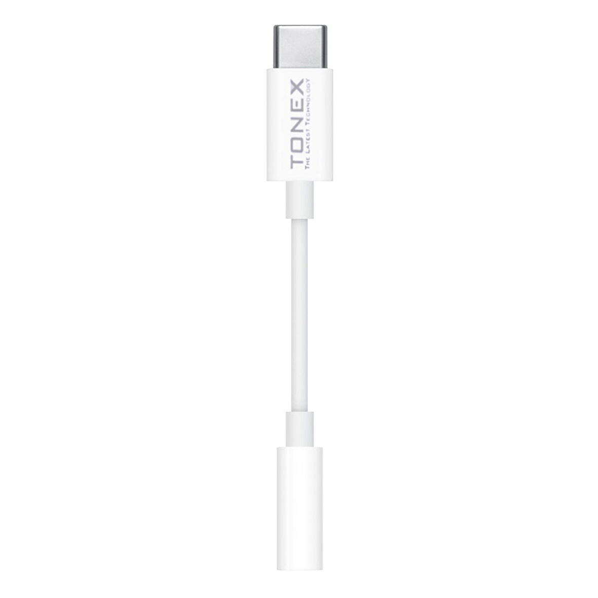 Tonex AX-03 Type-C to 3.5mm Kulaklık Dönüştürücü Kablo Beyaz