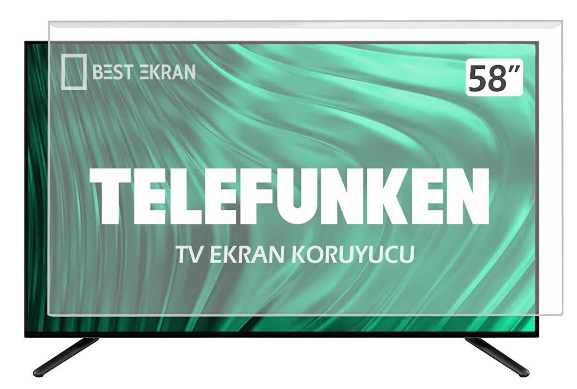 TELEFUNKEN 58" inç 147 Ekran Tv Ekran Koruyucu