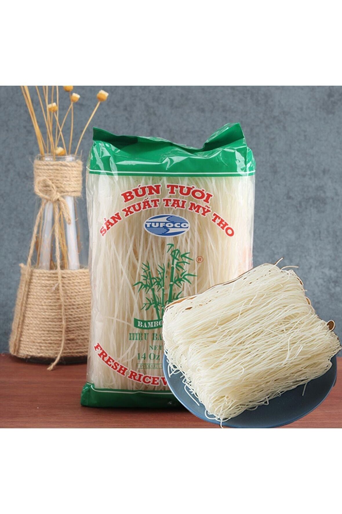 Tufoco Pirinç Şehriyesi (Vietnamese Rice Vermicelli) 400 Gr