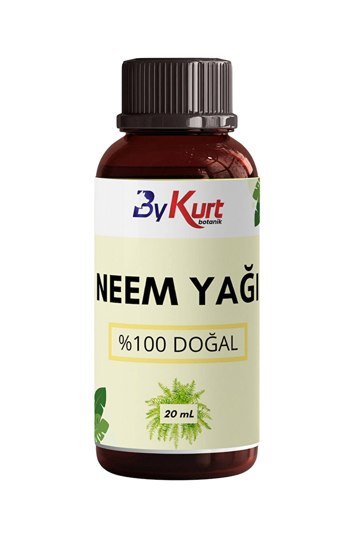 ByKurt %100 Saf Neem Yağı 20ML Doğal Böcek Kovucu Soğuk Sıkım Tesbih Ağacı Yağı