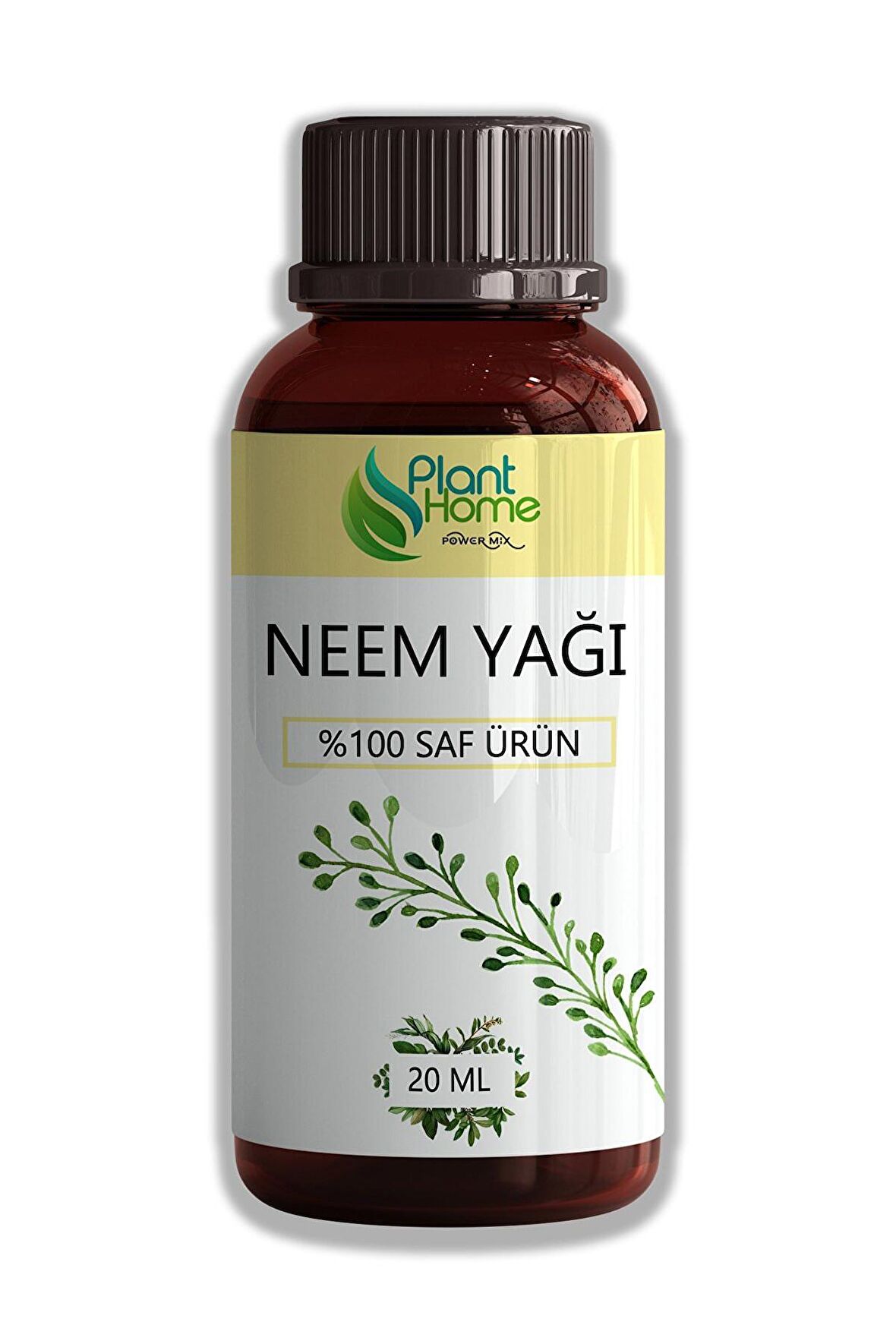 Planthome Powermix 20 ML %100 Saf Neem Yağı (tesbih Ağacı Yağı) Doğal Böcek Ilacı 