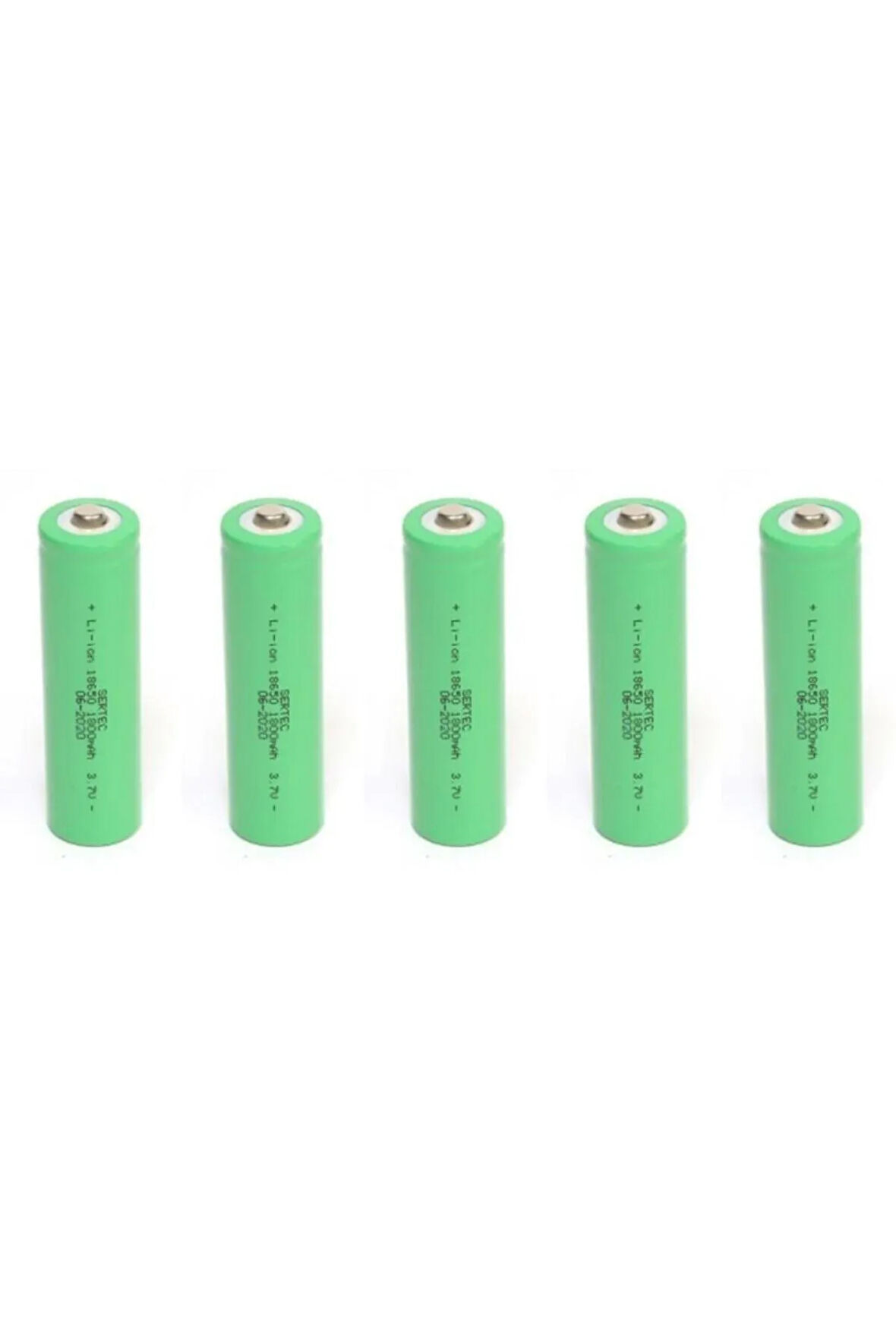 18650 Li-ion 3.7 V 1800 Mah Şarj Edilebilir Pil Sertec - 5 Adet