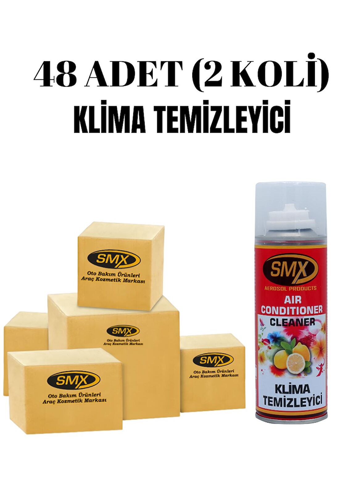 Klima Temizleyici ve Koku Giderici / Atom 200 ml 48 Adet (2 KOLİ)