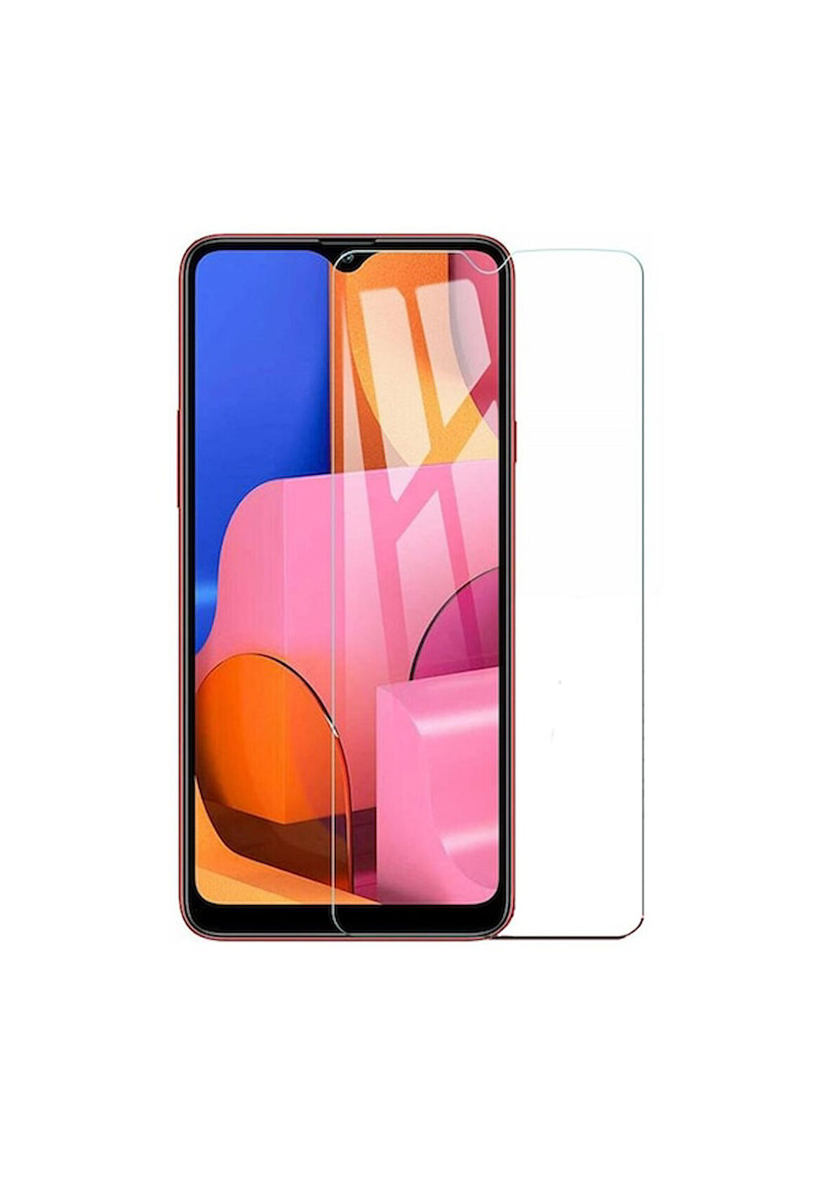 Samsung Galaxy A20S Ekran Koruyucu 9h Sert Temperli Kırılmaz Cam Koruma Şeffaf