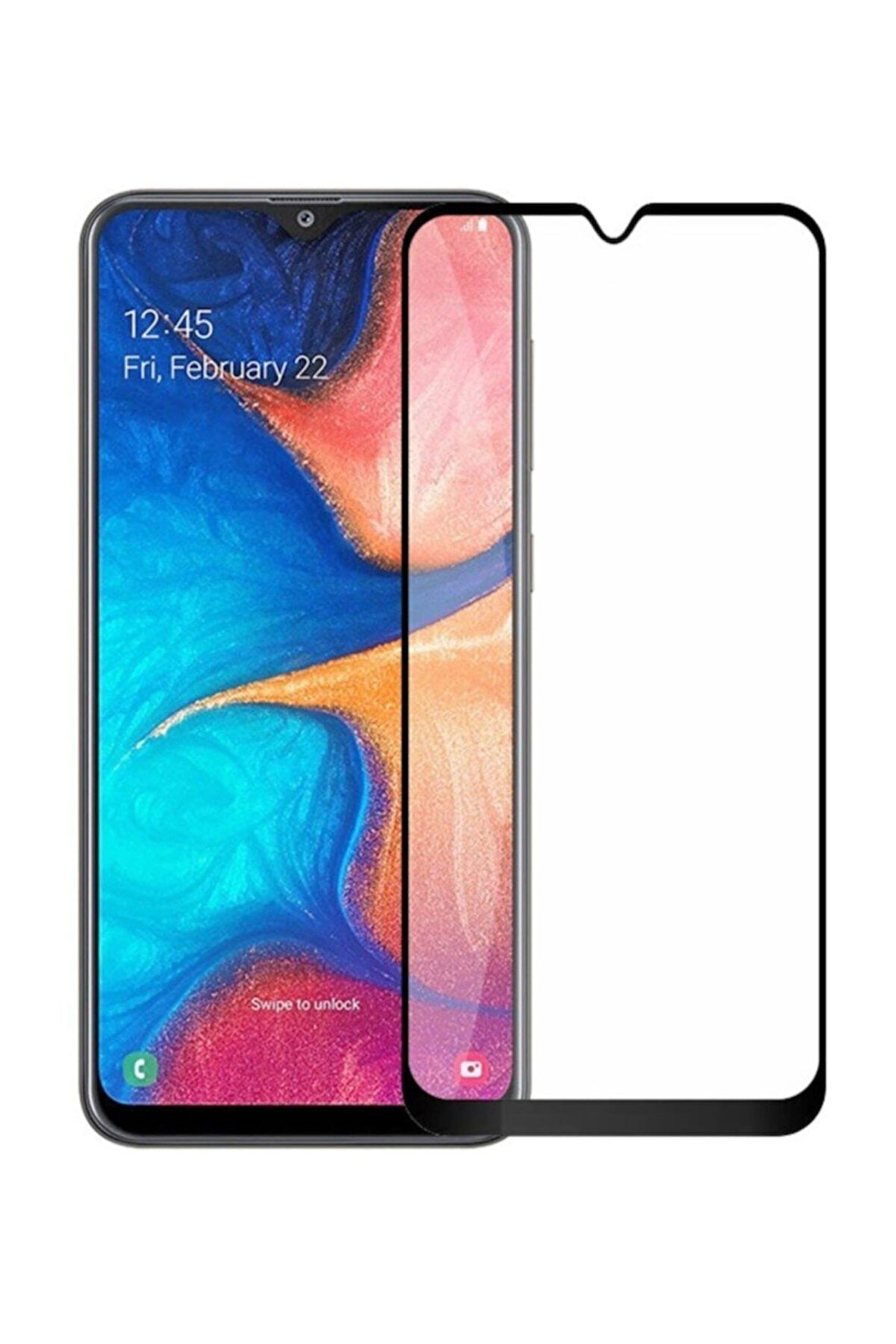 Samsung A32 Tam Kaplayan Kırılmaz Cam Koruyucu 5d 9d Siyah
