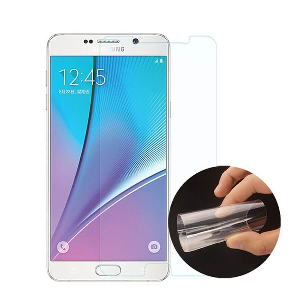 Samsung Note 5 Uyumlu Ekran Koruyucu Nano Esnek Micro Kırılmaz Cam Ekran Koruyucu