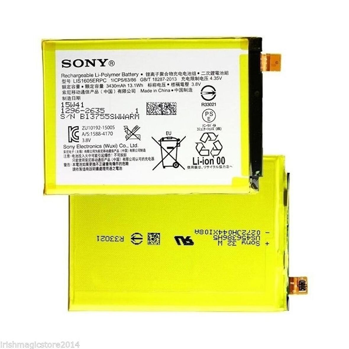 Sony Xperia Z5 Premium Pil Batarya ve Tamir Seti Lis1605Erpc